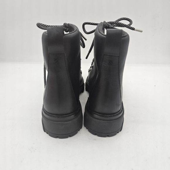 Rag & Bone Shiloh Biker Leather Boots Black Size 40 EU - Picture 6 of 12